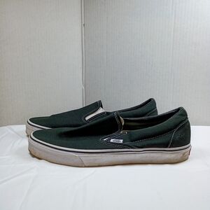 Vans Black Canvas Slip-Ons